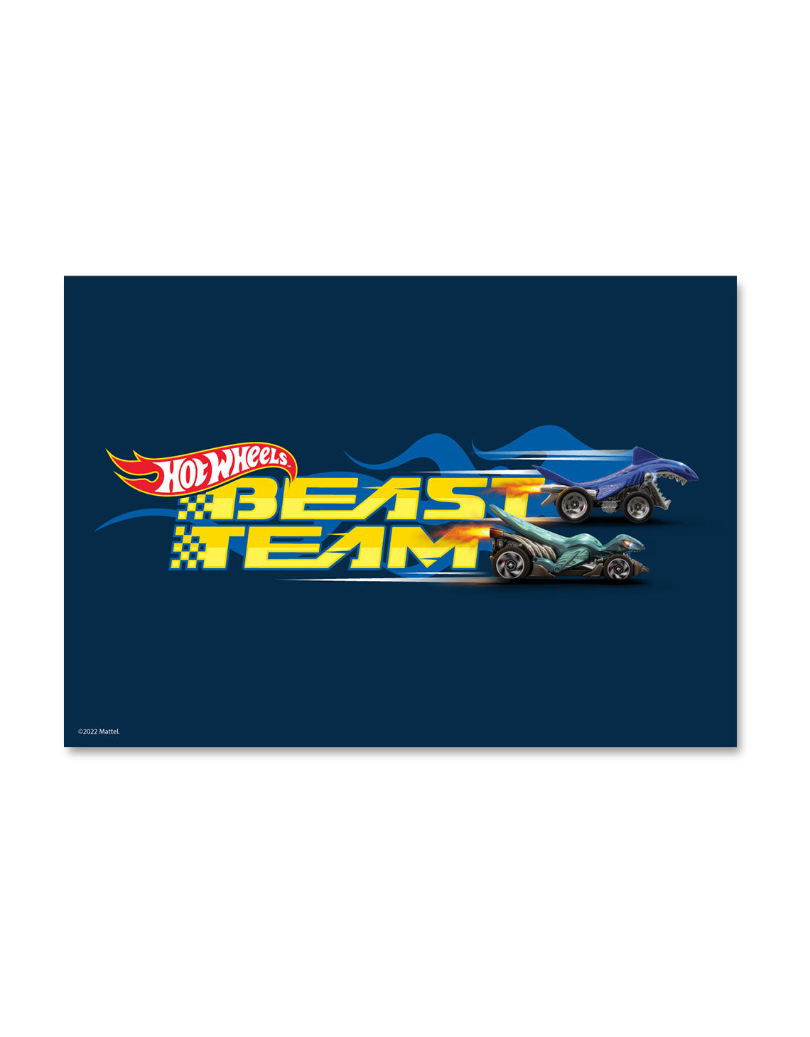 Hot Wheels Beast Team A3 Wall Art