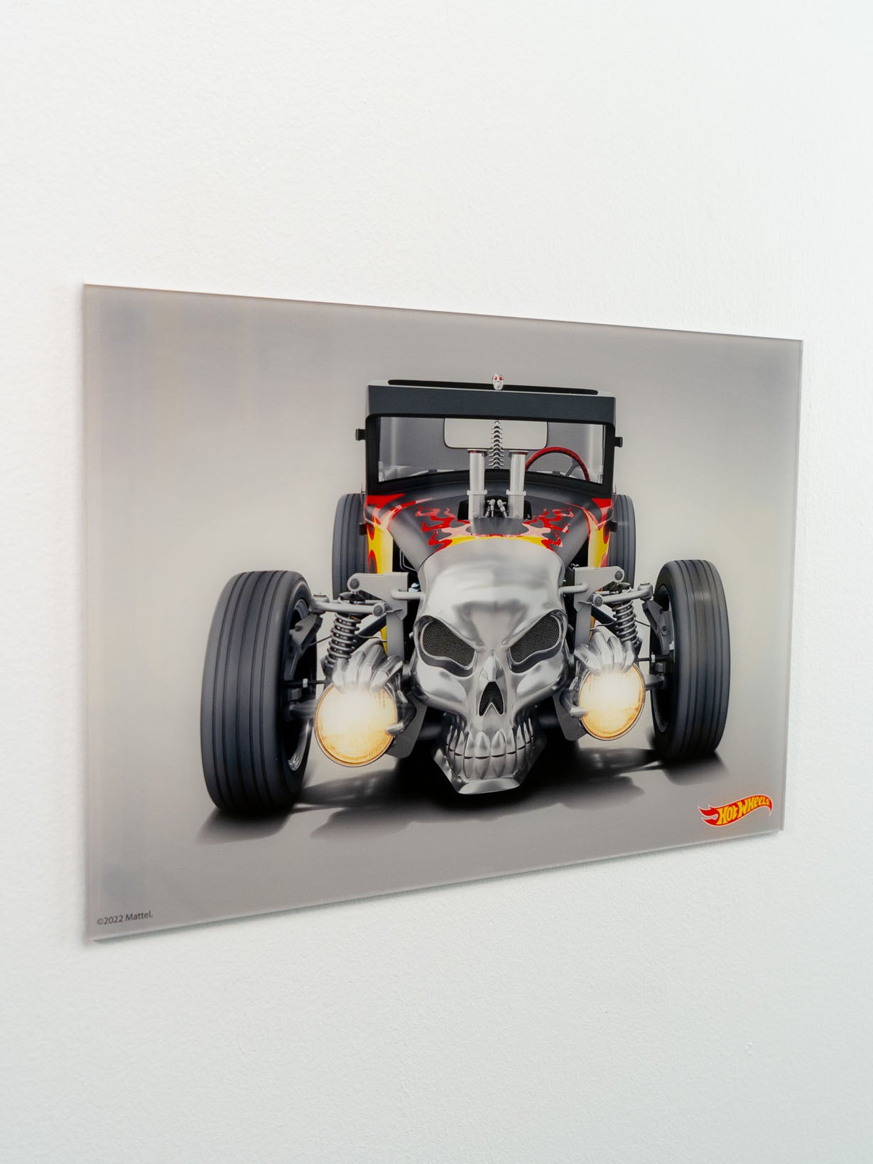 Hot Wheels Bone Shaker Front A3 Wall Art