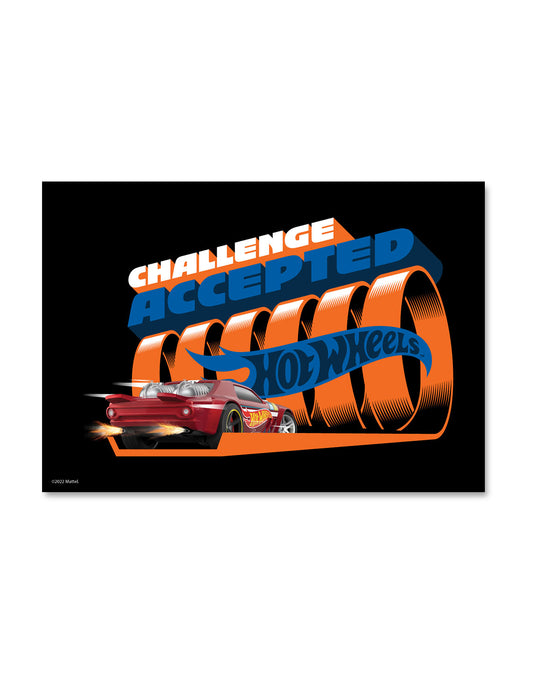 Hot Wheels Challenge Accepted A3 Wall Art