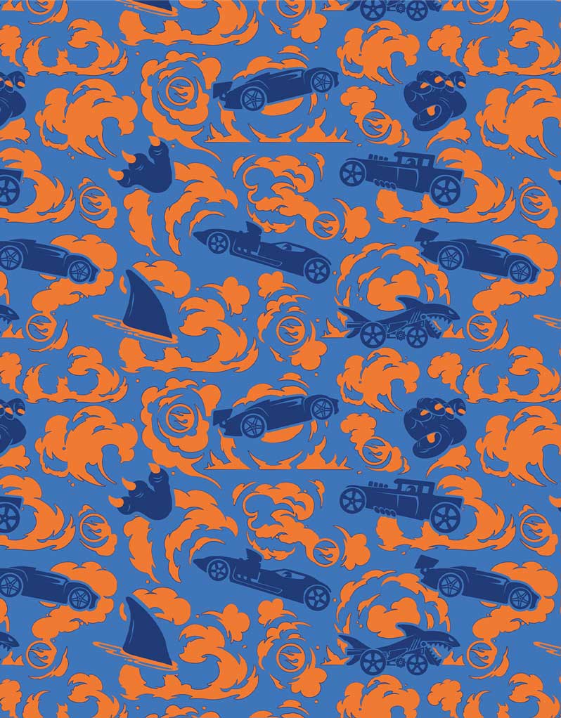 Hot Wheels Creatures Blue Wallpaper