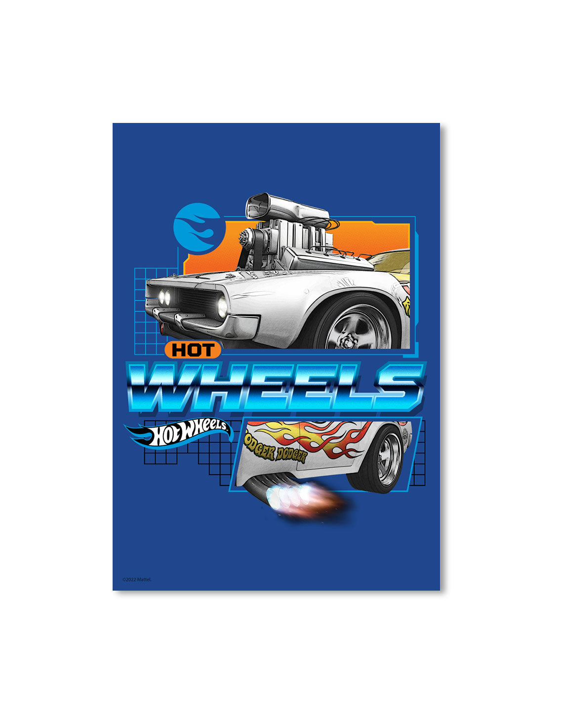 Hot Wheels Infinite Loop Rodger Dodger A3 Wall Art