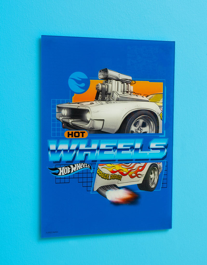 Hot Wheels Infinite Loop Rodger Dodger A3 Wall Art