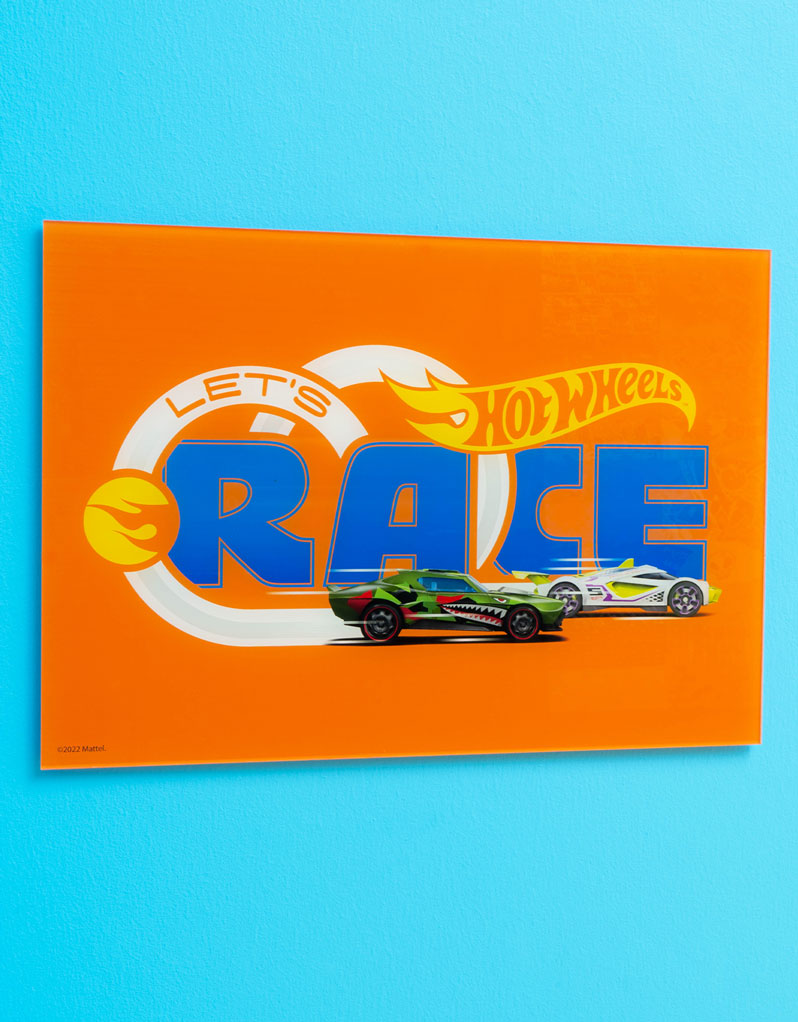 Hot Wheels Let's Race A3 Wall Art