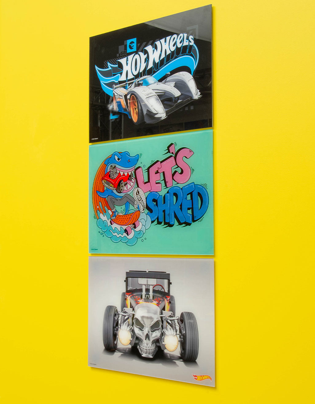 Hot Wheels Bone Shaker Front A3 Wall Art