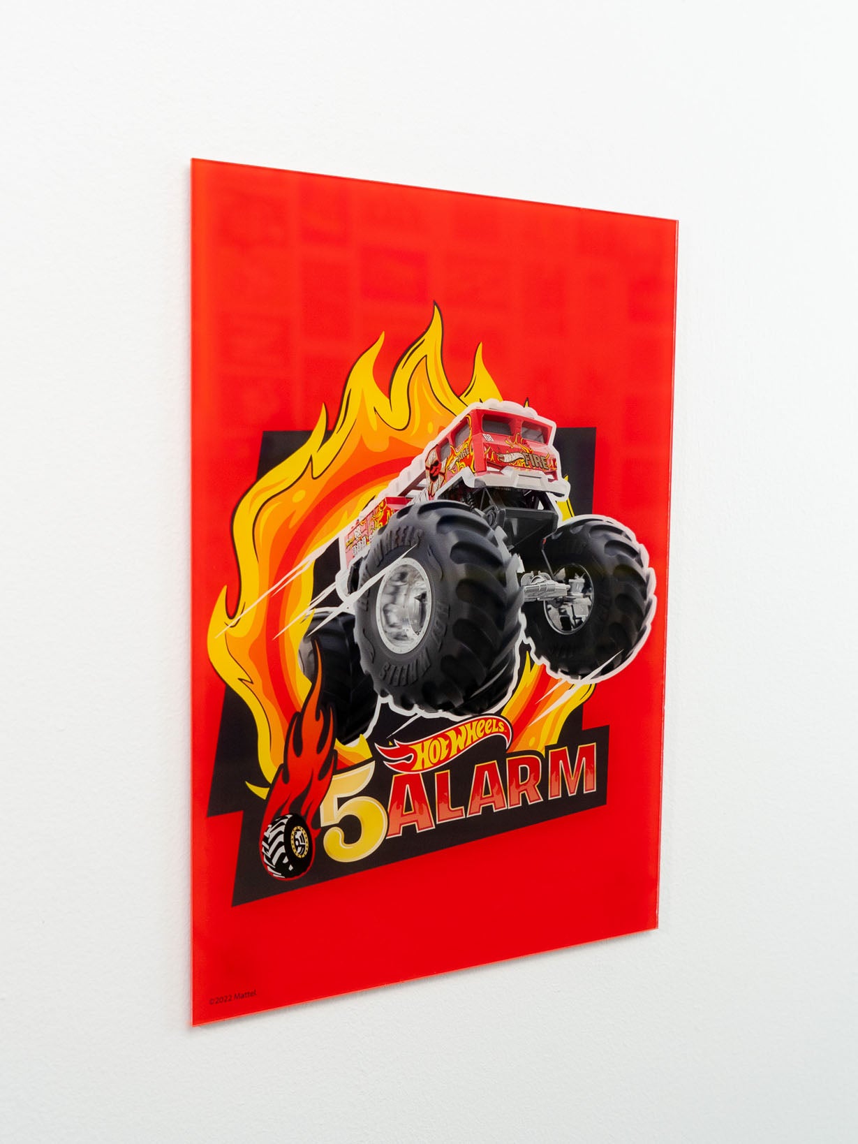 Hot Wheels Monster Trucks 5 Alarm A3 Wall Art