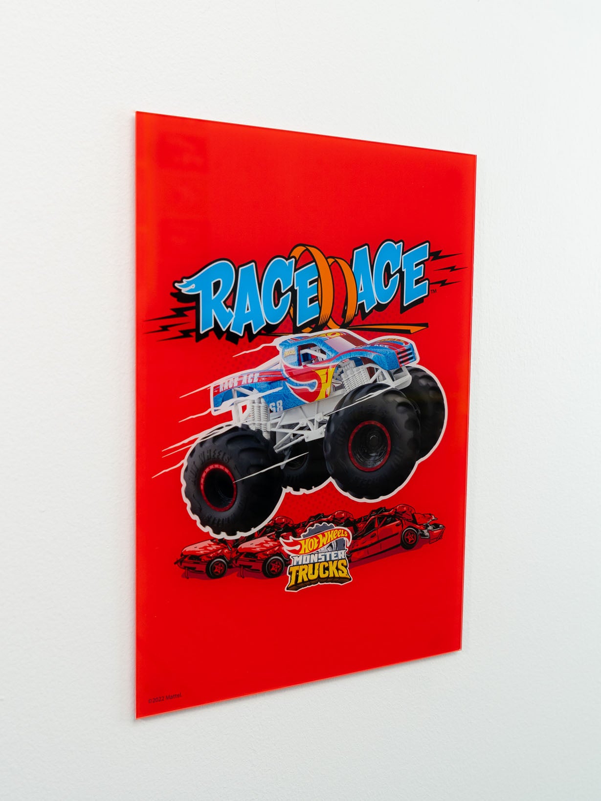 Hot Wheels Monster Trucks Race Ace A3 Wall Art