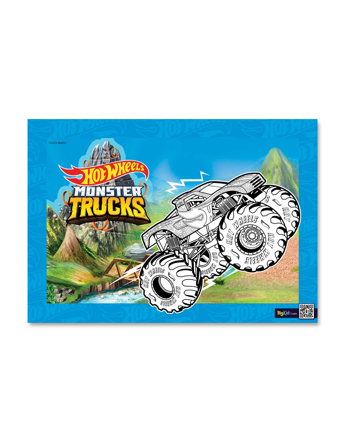 Hot Wheels Monster Trucks Race Ace A3 Creative Art