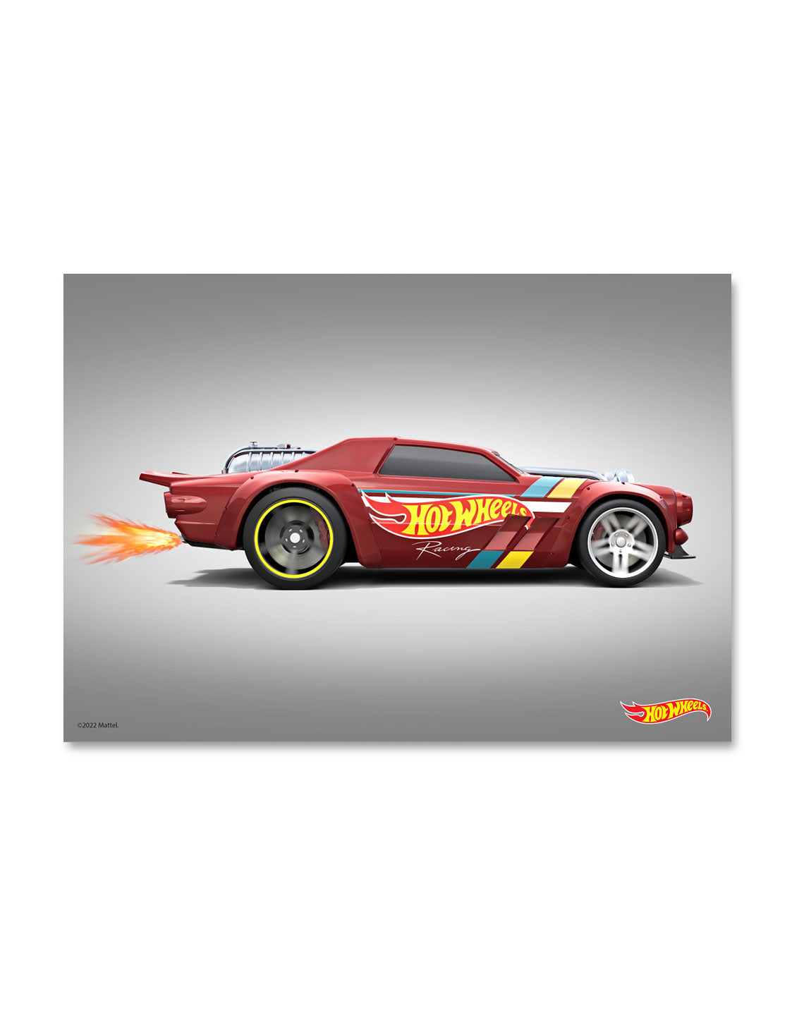 Hot Wheels Night Shifter Side A3 Wall Art