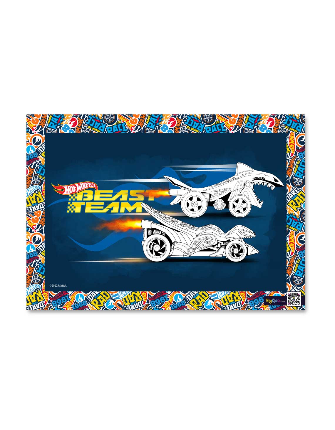 Hot Wheels Beast Team A3 Creative Art