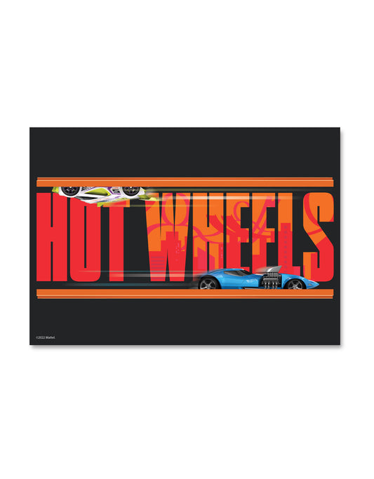 Hot Wheels Mach Speeder A3 Wall Art