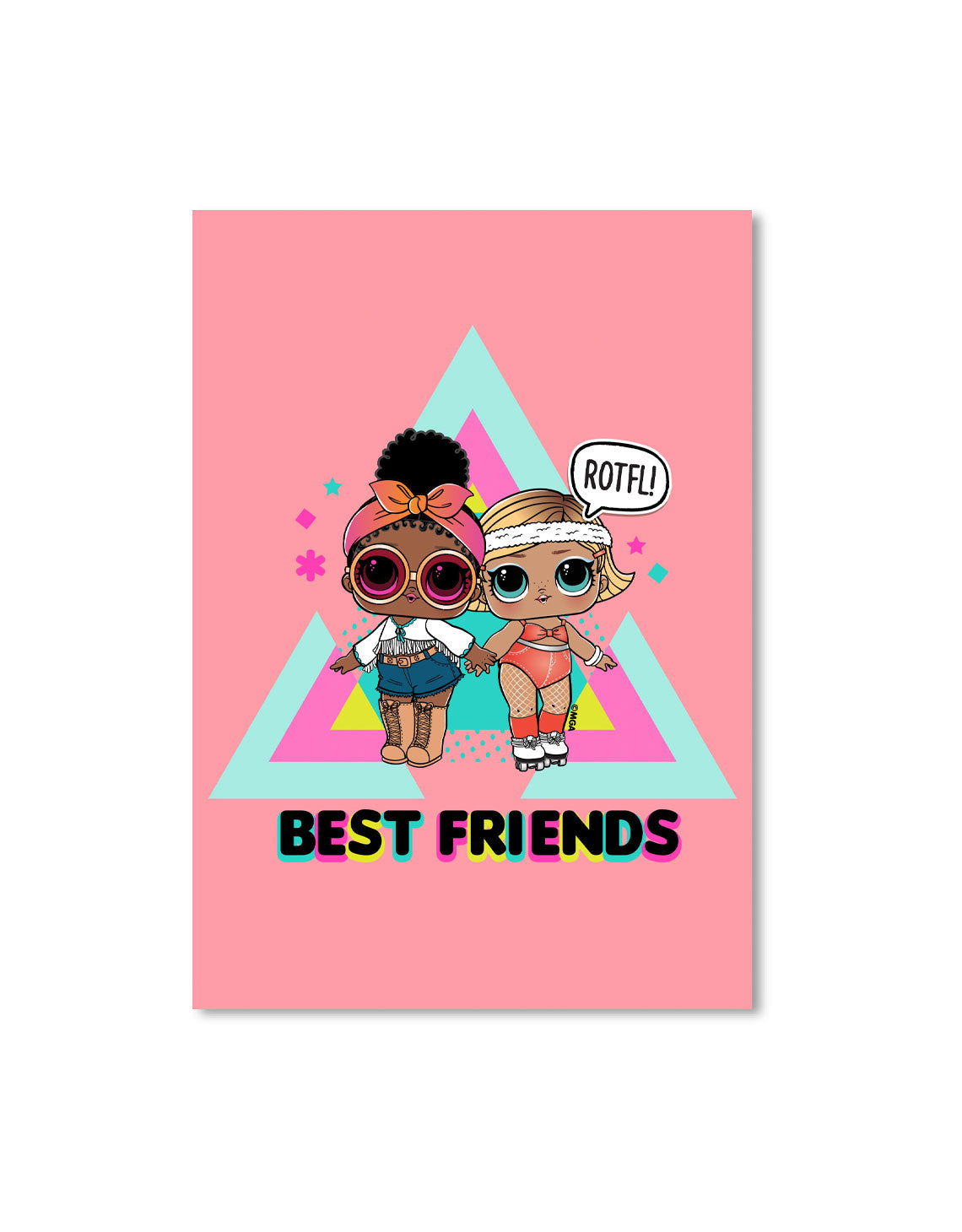 LOL Surprise Best Friends A3 Wall Art