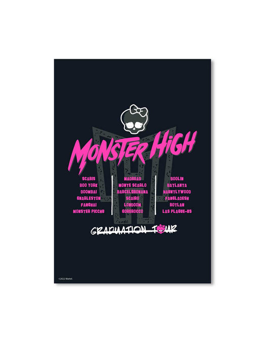Monster High Graduation Tour A3 Wall Art